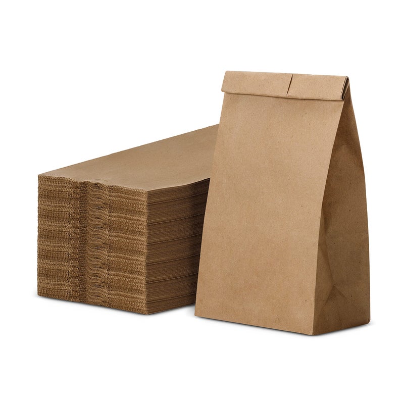 Culinware Kraft Paper Bags 2 Lb - Durable Brown Paper Bags for Snack, Sandwich, Pastries, Popcorn, Grocery and Party Favor â€“ Bulk Paper Bags â€“ 4.5 x 2.7 x 7.7 In - 500 Count - Image 1